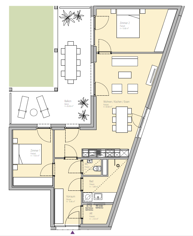 Wohnungsansicht