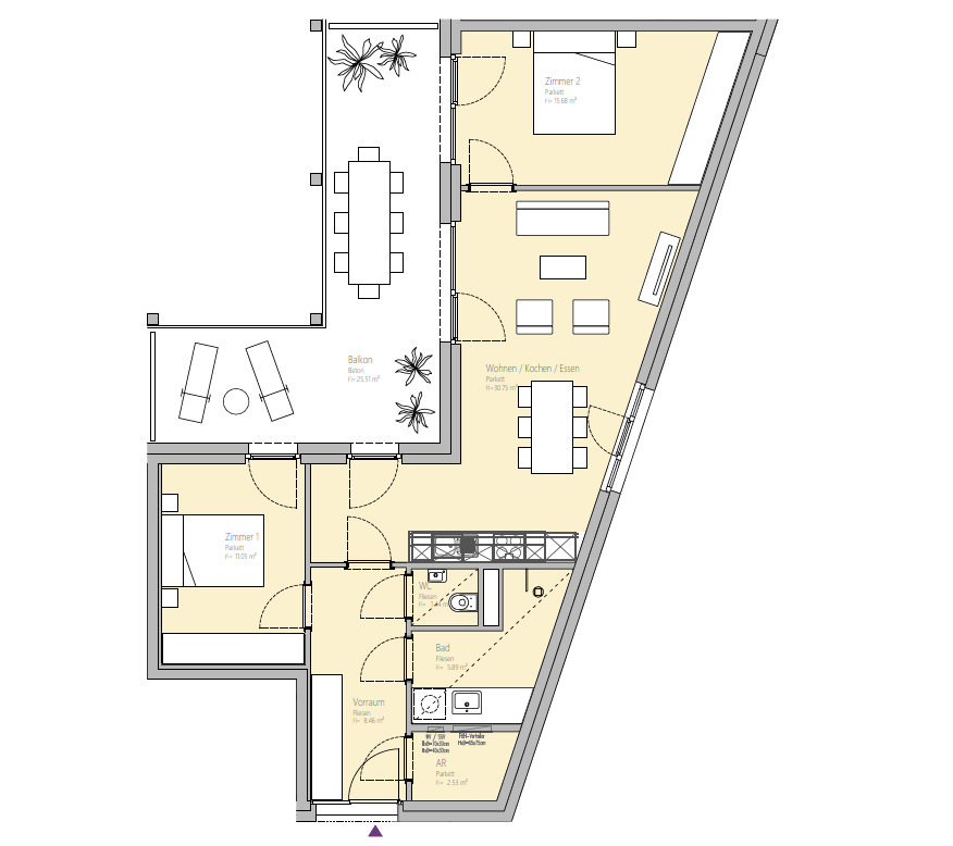 Wohnungsansicht