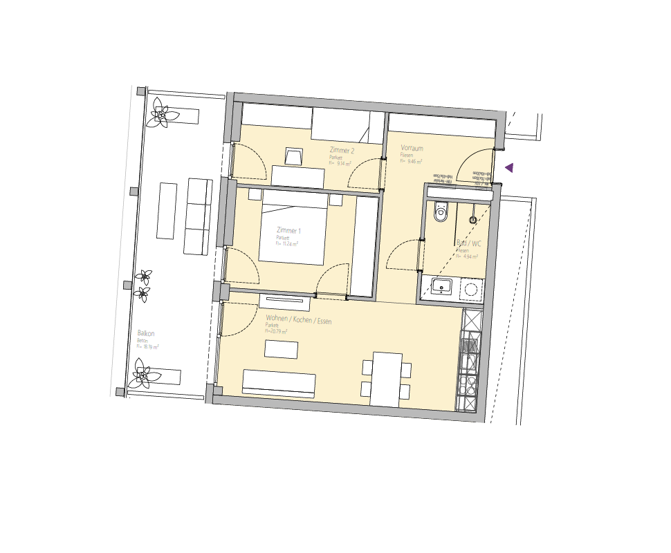 Wohnungsansicht