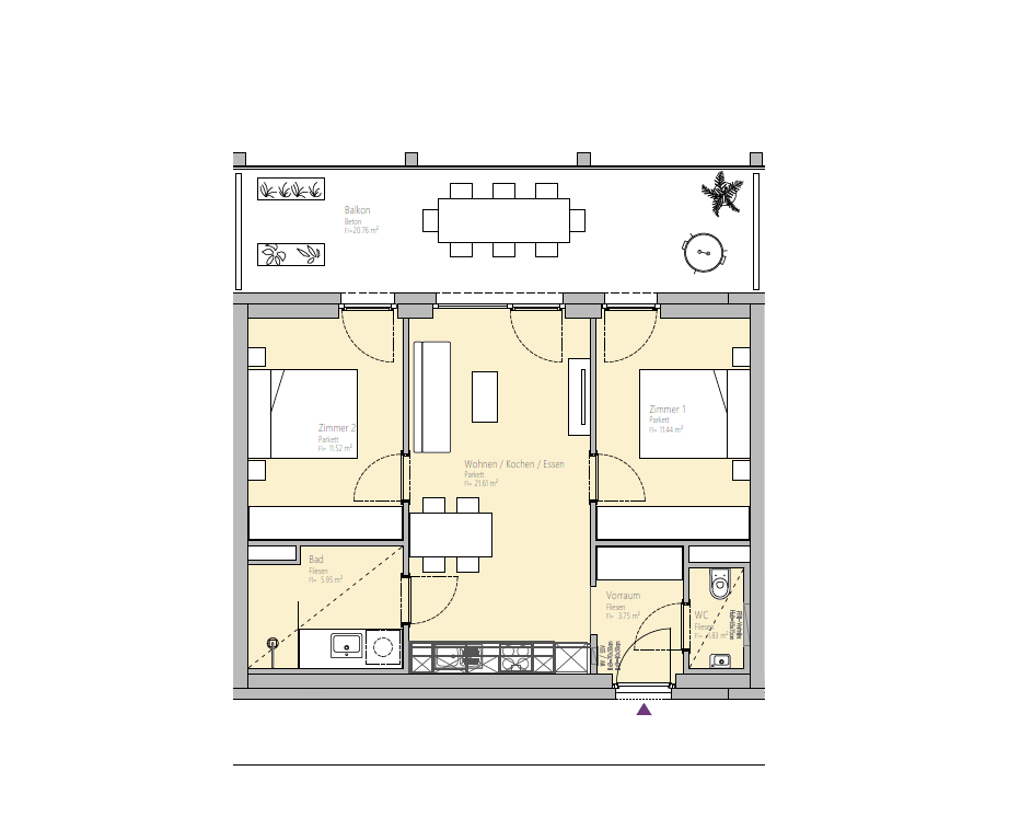 Wohnungsansicht