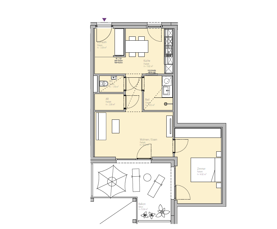Wohnungsansicht